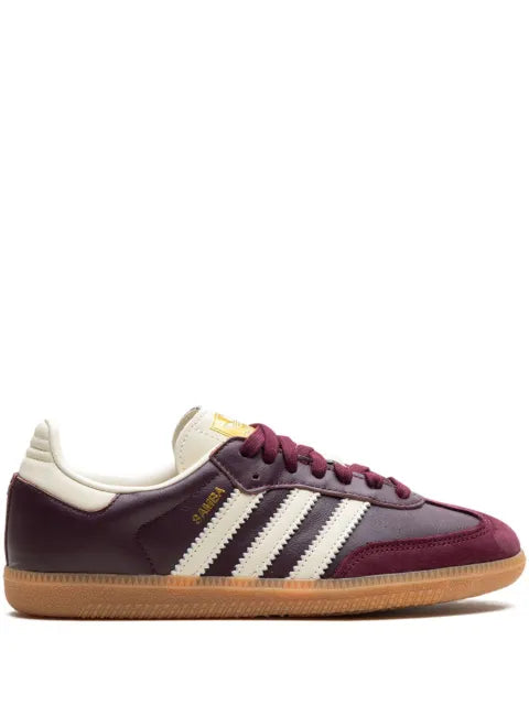 adidas Samba OG " Maroon/Core White/Gold Metallic" sneakers