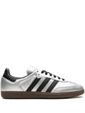 adidas Samba OG "Silver Metallic/Black/Gum" sneakers