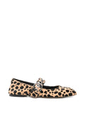 Aeyde Uma leopard-print Mary-Janes ballerina
