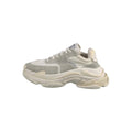 BALENCIAGA TRIPLE S SPORTS SHOES WHITE & GREY